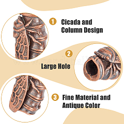 Латуни европейского бисера&nbsp;KK-FH0006-50R