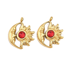 Подвески из нержавеющей стали 304 со стразами STAS-Z166-24G