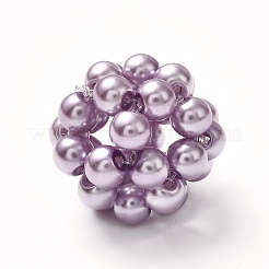 Круглые плетеные бусины HY-JF-4MM-M1