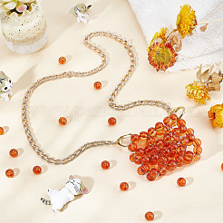 Прозрачный бисерный набор для вязания сумок&nbsp;DIY-PH0009-11