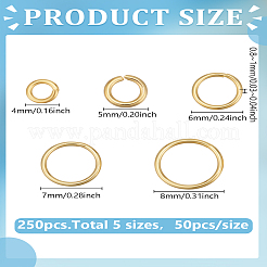 250 шт. 5 стиля&nbsp;STAS-LP0004-92