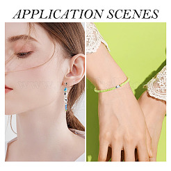 500шт 5 стиля непрозрачные акриловые бусины OACR-TA0003-45