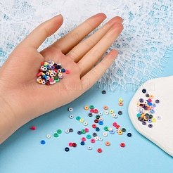 8400шт 24 цвета бусины из полимерной глины ручной работы CLAY-YW0001-11B-4mm