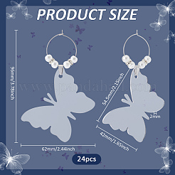 Подвески из акрилового бокала AJEW-AB00186