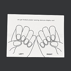 Бумажные карточки для маникюра DIY-B062-01A