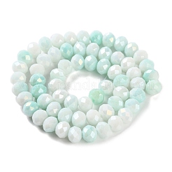 Стеклянные бусины с гальваническим покрытием &nbsp;LAMP-S068-02G