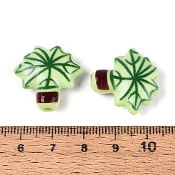 Печатные непрозрачные акриловые бусины OACR-N152-12B