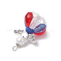 3 шт. 3 стиля стеклянных жемчужных бусин подвески PALLOY-MZ00619