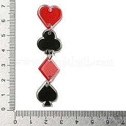 Акриловые железные подвески MACR-U005-14