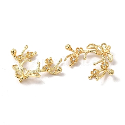 Подвески из латуни с прозрачным фианитом&nbsp;KK-C028-11G