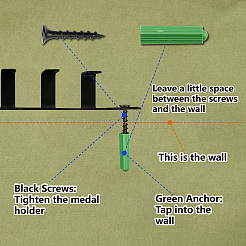 Железные рамки для медалей HJEW-WH20014-003