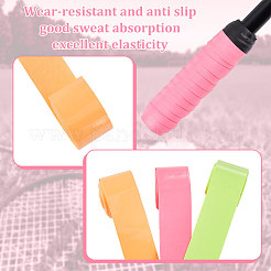 9шт 3 цвета pu кожа противоскользящая накладка на теннисную ракетку DIY-CN0002-75