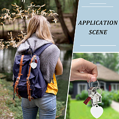 Наборы для изготовления брелока-подвески из алюминия с двусторонней термопередачей своими руками&nbsp;DIY-SP0005-26A