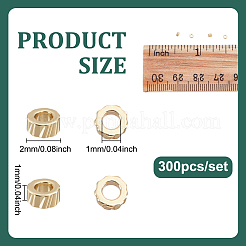 300 шт. Латунные бусины&nbsp;KK-UN0005-01