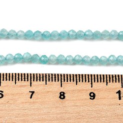 Природных амазонит бисер нитей G-V001-A01-3MM-01