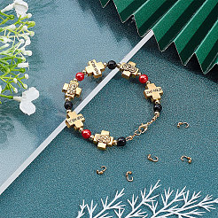 300 шт. латунные наконечники для бусин KK-CN0001-12