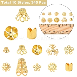 Чугунные колокольчики с филигранной отделкой для бусинок IFIN-FS0001-51