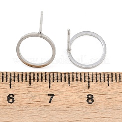 Серьги-гвоздики из нержавеющей стали 316 EJEW-D339-05P