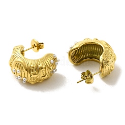 Серьги-гвоздики из нержавеющей стали 304 с ионным покрытием (IP) EJEW-K268-03G