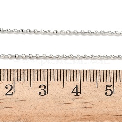 Цепочки из латунных шариков толщиной 1.5 мм NJEW-Z097-03P