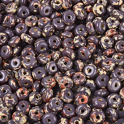 Пикассо стеклянные бусины&nbsp;SEED-N010-01G