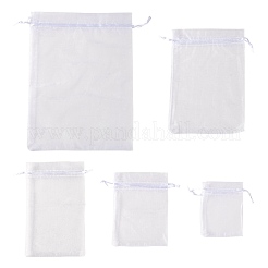 5 стильный подарочный пакет из органзы с кулиской OP-LS0001-01B