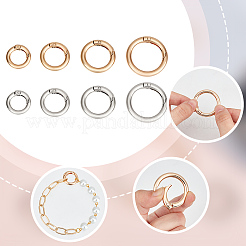 16шт 8 стиля сплава пружинные кольца ворот FIND-BBC0002-22