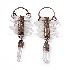 Природного кварца хрустальных подвесок&nbsp;G-D483-03AB
