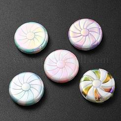 Непрозрачные акриловые бусины с УФ-покрытием OACR-P010-02