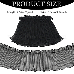 5 ярд полиэстеровой плиссированной кружевной ленты OCOR-BC0006-80A