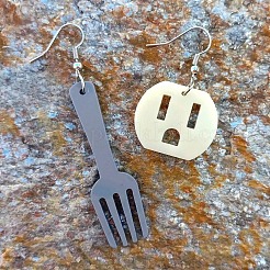 Акриловые серьги болтающийся&nbsp;FS-WGD266D-01