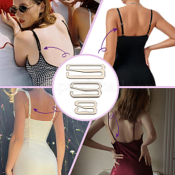 60 шт. 3 крючка для бюстгальтера в форме цифры 9 из сплава для шитья DIY-GF0009-30P