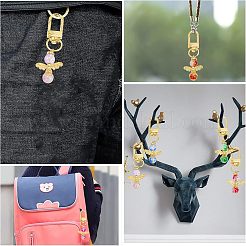 20шт 10 цвета подвесной орнамент ангела&nbsp;HJEW-CA0001-39