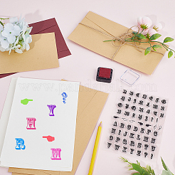 Прозрачные силиконовые штампы DIY-WH0504-52E