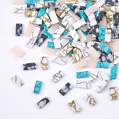 Кабошоны синтетической бирюзы 5 цвета MRMJ-OC0002-13