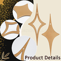 6 шт. железные подвесные украшения HJEW-WH0036-94