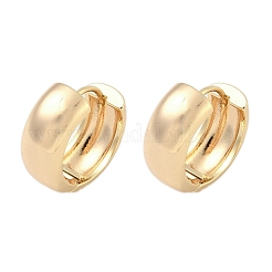 Латунные серьги обруча EJEW-D320-19G