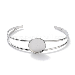 Изготовление браслетов из нержавеющей стали 304 BJEW-B090-03B-P