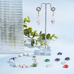 80 шт. 8 нити бусин лэмпворк миллефиори ручной работы LAMP-SC0001-20