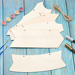 Деревянные украшения WOOD-WH0107-32