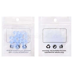 20 шт. Прозрачные стеклянные бусины&nbsp;GLAA-YW0001-08