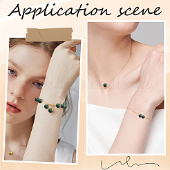 120 шт. бусины из натурального китайского нефрита/южного нефрита G-PA0001-08B