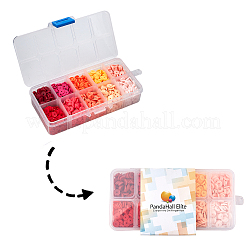 Бусины из полимерной глины  CLAY-PH0001-22B-6mm