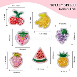 Кабошоны из прозрачного ПВХ пластика JX139A