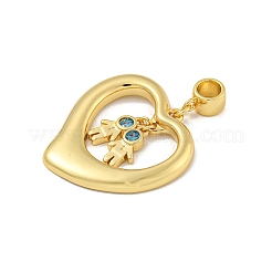 Латунные микро проложить кубического циркония подвески&nbsp;KK-N254-120C-G