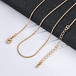 Ожерелья с длинной цепочкой из латуни NJEW-K112-04G-NF