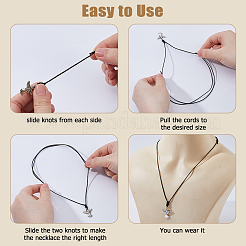 20шт регулируемый вощеный шнур для изготовления ожерелья&nbsp;AJEW-DC0003-45A