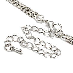 Колье-колье со стразами и кристаллами&nbsp;LS-NJEW-L176-04P