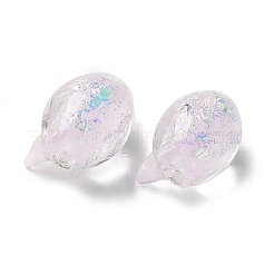 Нити из фольгированных бусин лэмпворк ручной работы&nbsp;FOIL-Z001-04F