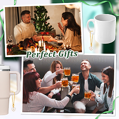 Подвесные украшения из сплава эмали HJEW-AB00676